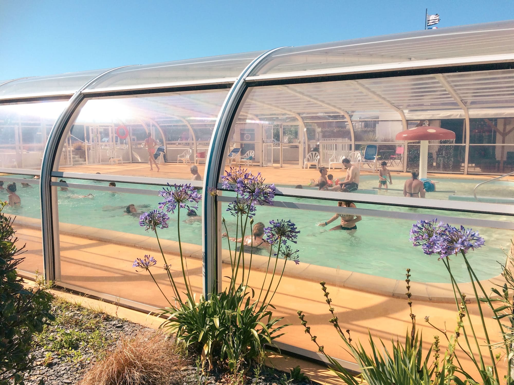 Espace Piscine et Pataugeoire couverte et Chauffée