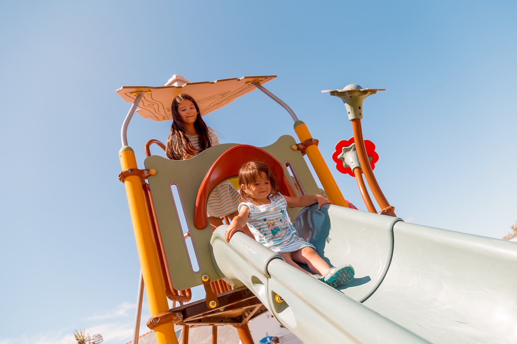 Pointe du Talud Camping animations enfants toboggan