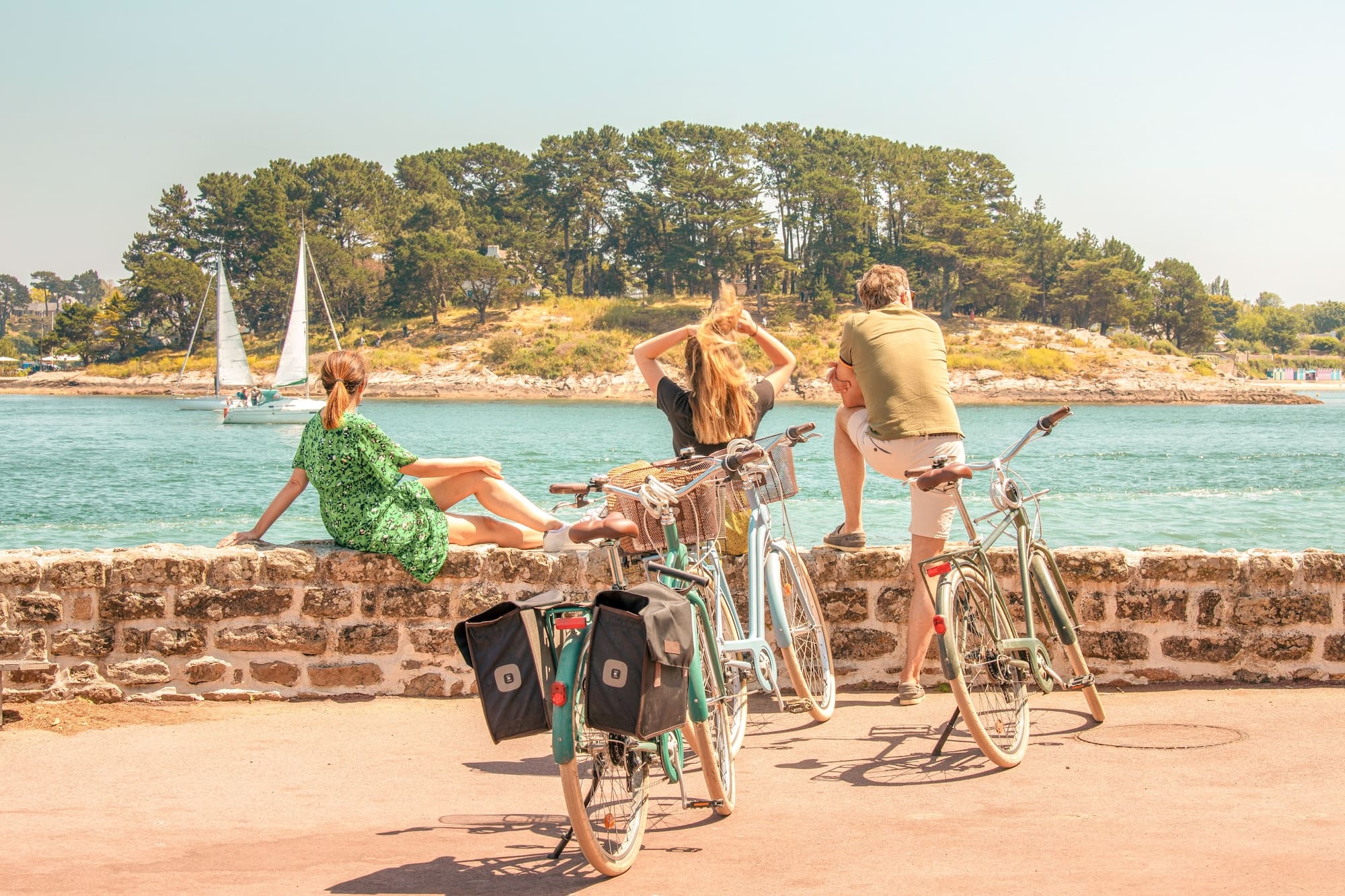 Tourisme île aux moines alentours bretagne pointe du talud