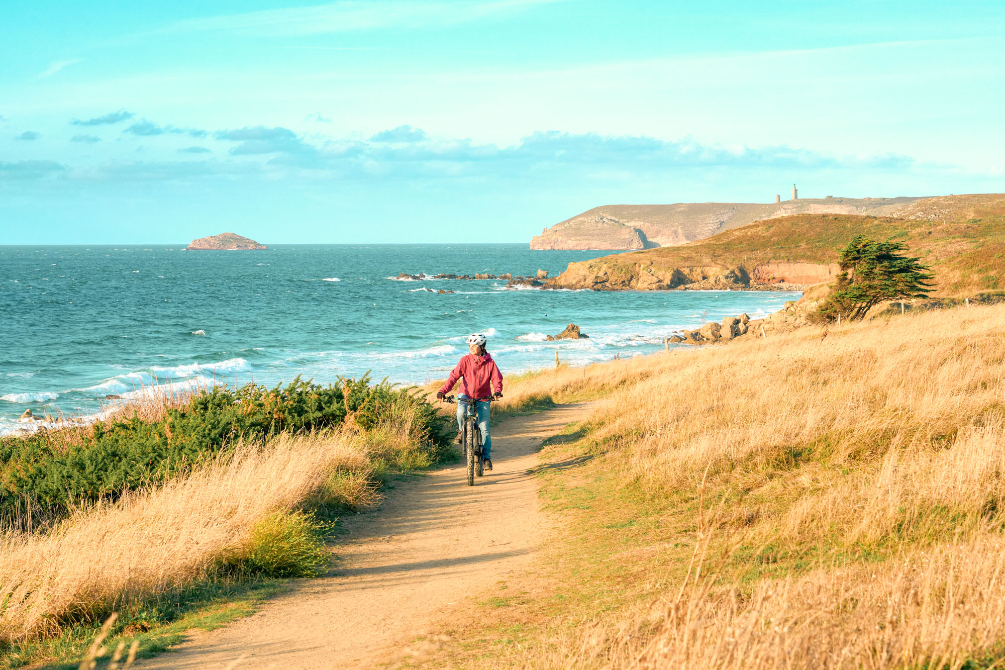 balade vélo bretagne côte océan
