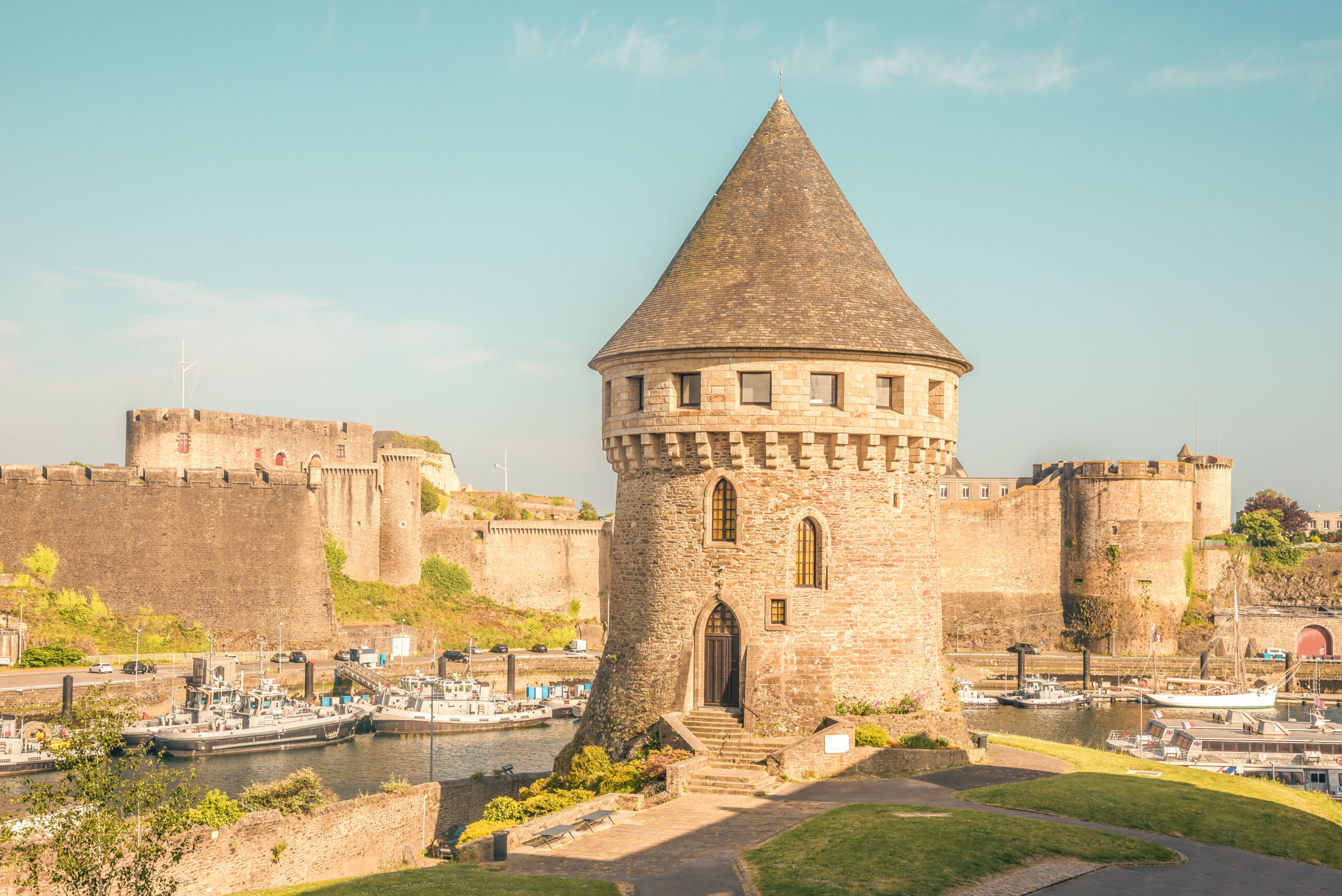 brest ville chateau bretagne