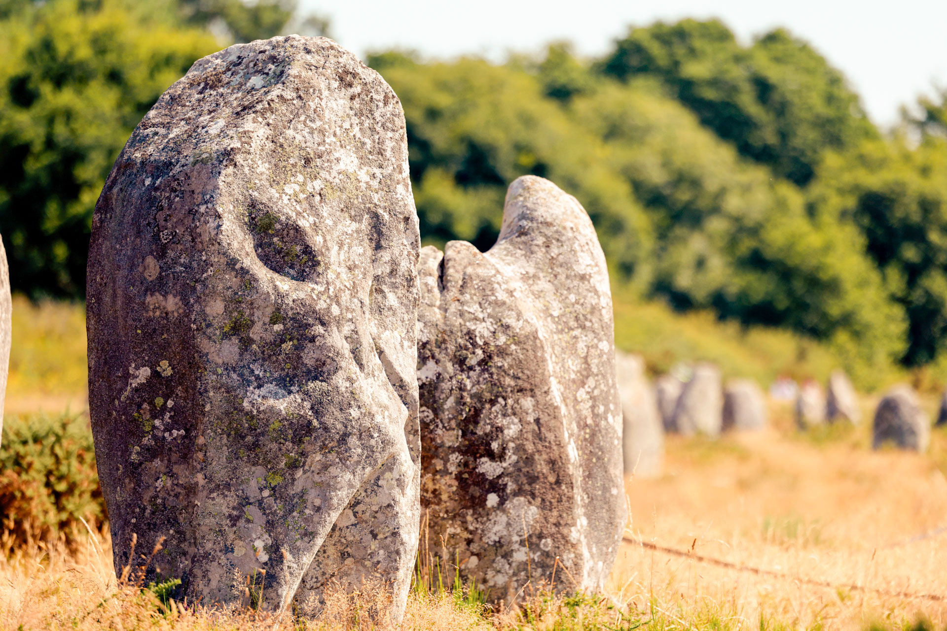 carnac menhir mégalithe bretagne