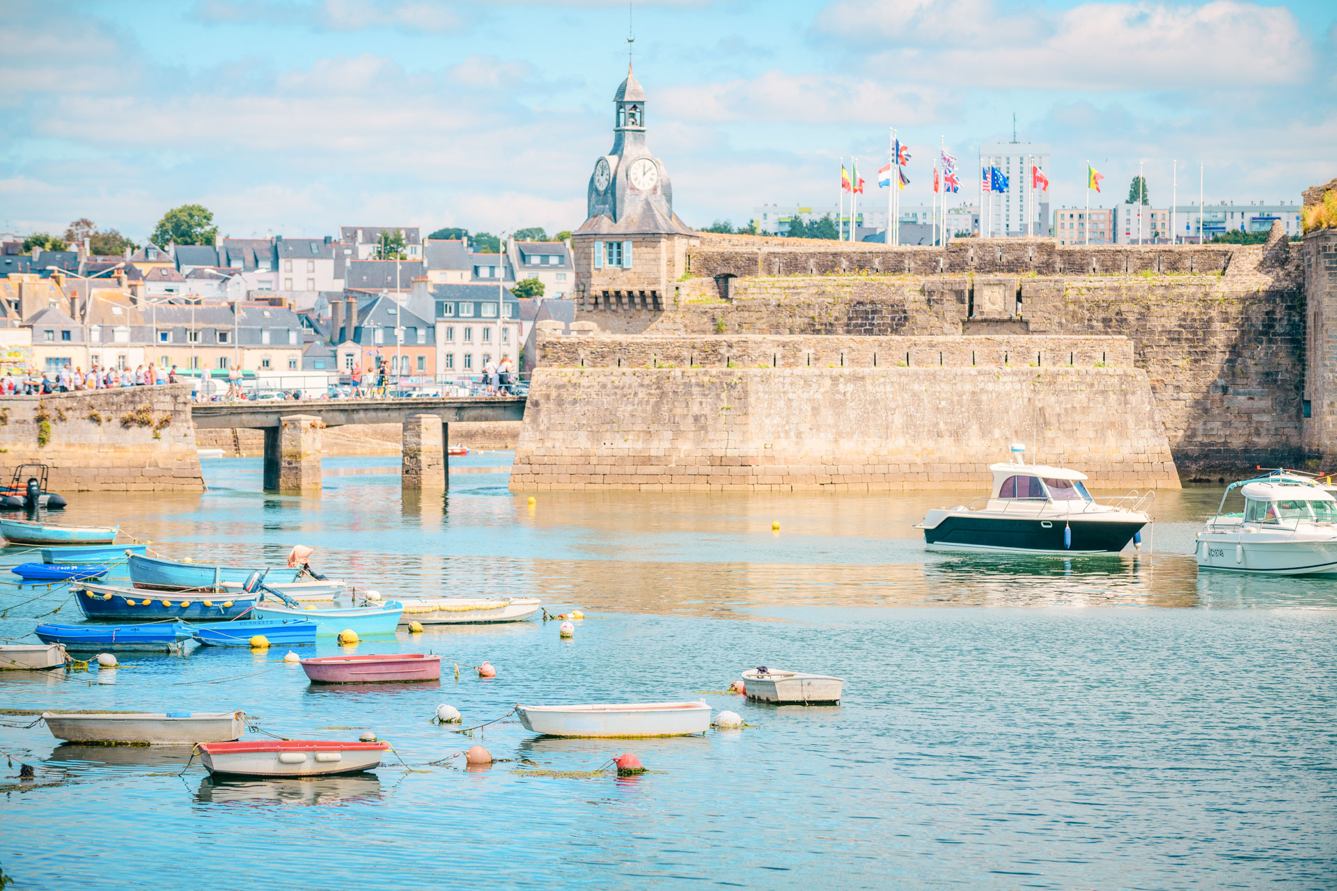 concarneau bretagne port morbihan