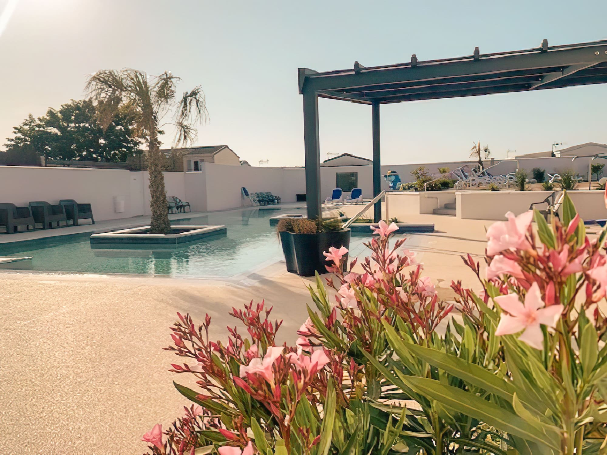 espace piscine aquatique pointe du talud camping