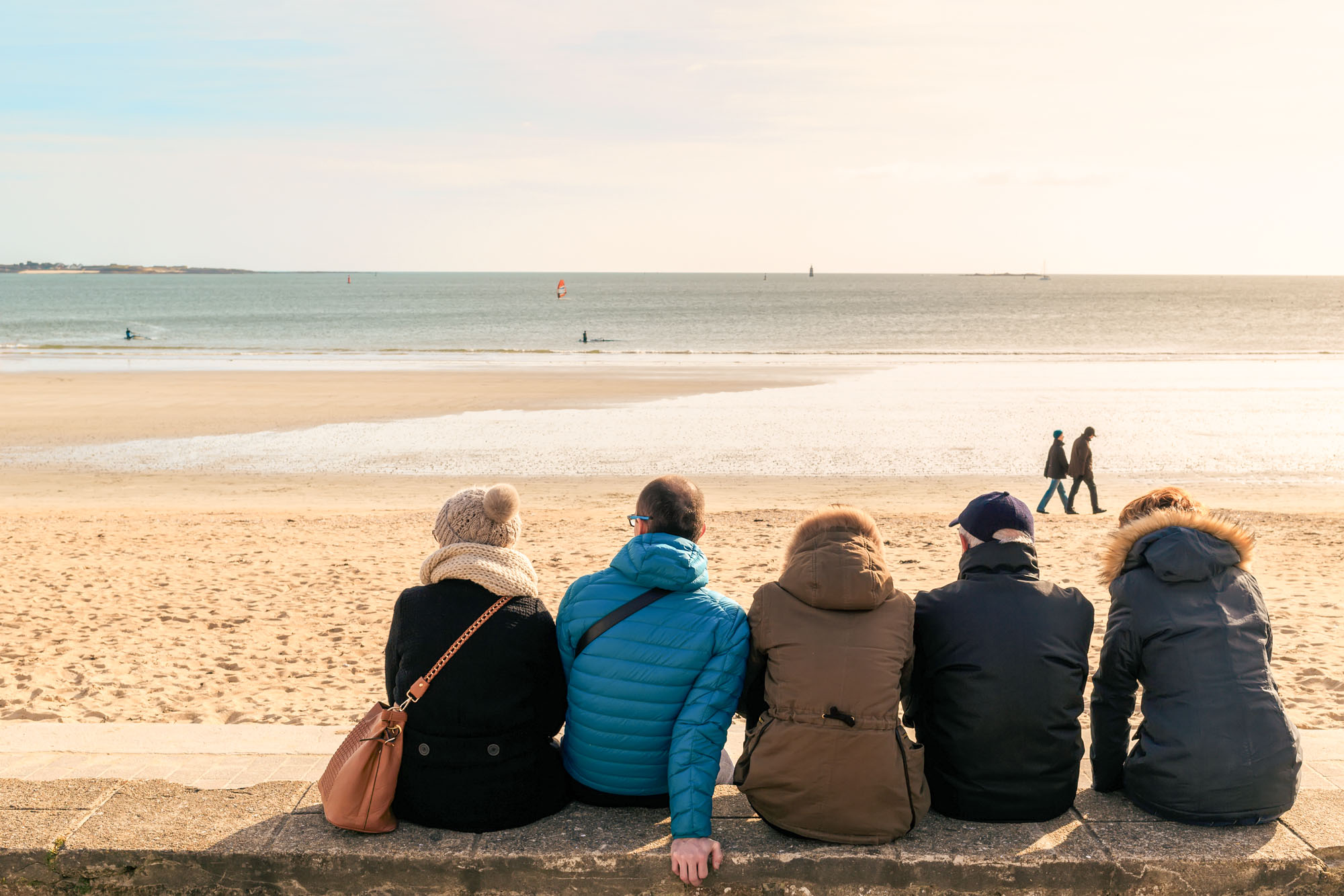 larmor plage promenade bretagne