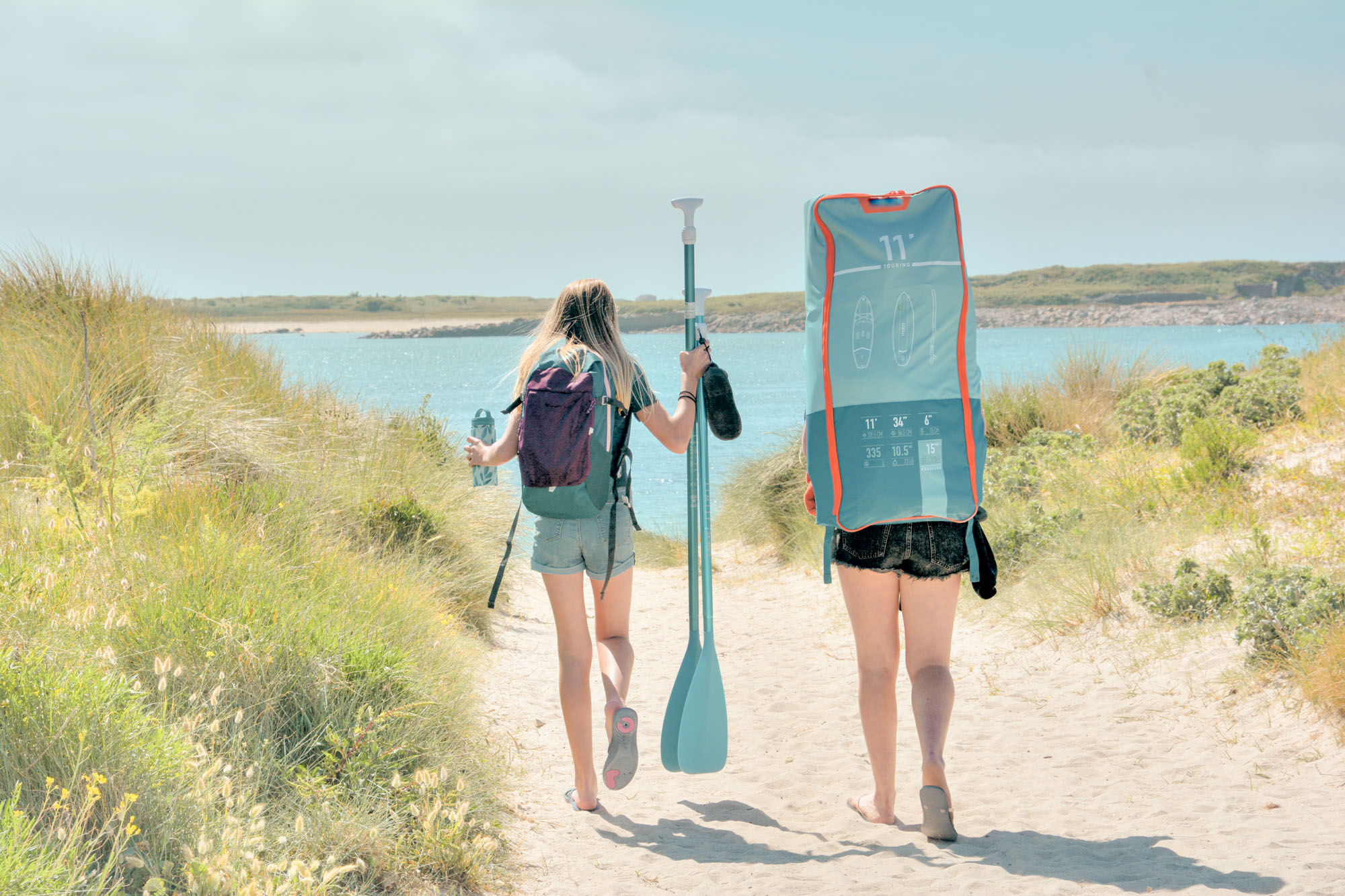 paddle filles bretagne fort bloqué